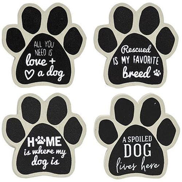 4 Set Dog Paw Magnets - The Fox Decor